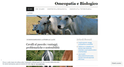 Desktop Screenshot of omeopatiaebiologico.wordpress.com