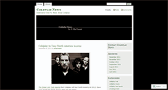 Desktop Screenshot of coldplaynews.wordpress.com