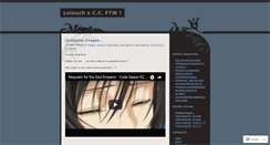 Desktop Screenshot of codegeass.wordpress.com