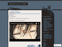 Tablet Screenshot of codegeass.wordpress.com