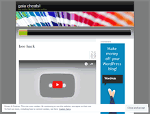 Tablet Screenshot of gaiacheats.wordpress.com