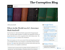 Tablet Screenshot of corruptiontime.wordpress.com