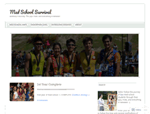 Tablet Screenshot of medschoolsurvival.wordpress.com