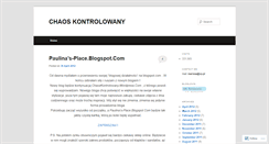 Desktop Screenshot of chaoskontrolowany.wordpress.com
