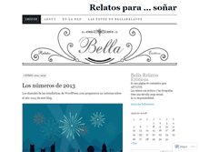 Tablet Screenshot of bellarelatos.wordpress.com