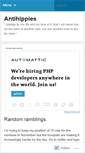 Mobile Screenshot of antihippies.wordpress.com