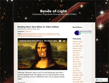 Tablet Screenshot of bendsoflight.wordpress.com