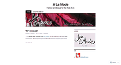 Desktop Screenshot of alamode2010.wordpress.com