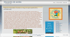 Desktop Screenshot of educacionsordos1.wordpress.com