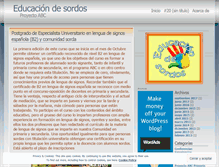 Tablet Screenshot of educacionsordos1.wordpress.com