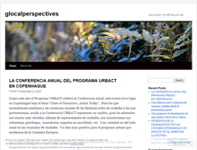 Tablet Screenshot of glocalperspectives.wordpress.com