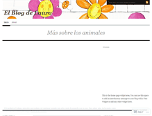 Tablet Screenshot of lauradiego.wordpress.com