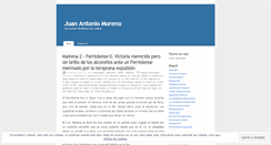 Desktop Screenshot of juanantoniomoreno.wordpress.com