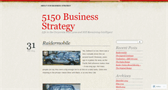 Desktop Screenshot of 5150businessstrategy.wordpress.com