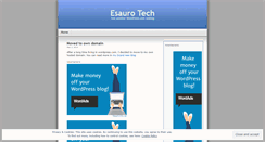 Desktop Screenshot of esauro.wordpress.com