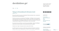 Desktop Screenshot of davidinlines.wordpress.com