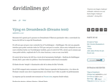Tablet Screenshot of davidinlines.wordpress.com