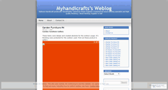 Desktop Screenshot of myhandicrafts.wordpress.com