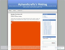 Tablet Screenshot of myhandicrafts.wordpress.com
