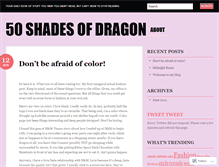 Tablet Screenshot of 50shadesofdragon.wordpress.com