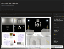 Tablet Screenshot of jakehallows.wordpress.com