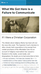 Mobile Screenshot of failure2communicate.wordpress.com