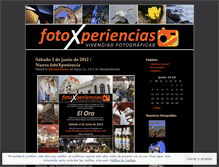 Tablet Screenshot of fotoxperiencias.wordpress.com