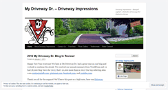 Desktop Screenshot of drivewayimpressions.wordpress.com