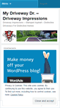 Mobile Screenshot of drivewayimpressions.wordpress.com