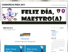 Tablet Screenshot of consorciorida2010.wordpress.com