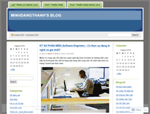 Tablet Screenshot of minhdangthanh.wordpress.com