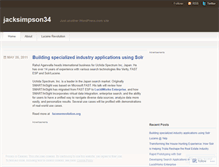 Tablet Screenshot of jacksimpson34.wordpress.com