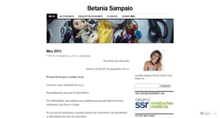Desktop Screenshot of betaniasampaio.wordpress.com