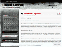 Tablet Screenshot of lucianasampaio.wordpress.com