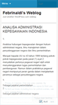 Mobile Screenshot of febrinaldi.wordpress.com
