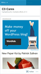Mobile Screenshot of c3cares.wordpress.com
