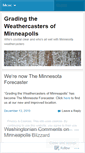 Mobile Screenshot of minnesotaweatherforecasters.wordpress.com