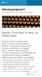 Mobile Screenshot of literarypotpourri.wordpress.com