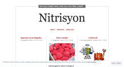 Desktop Screenshot of nitrisyon.wordpress.com