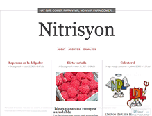 Tablet Screenshot of nitrisyon.wordpress.com