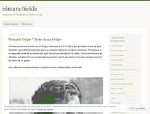 Tablet Screenshot of programacamaralucida.wordpress.com
