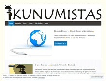 Tablet Screenshot of ikunumistas.wordpress.com