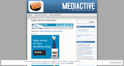 Desktop Screenshot of mediactive.wordpress.com