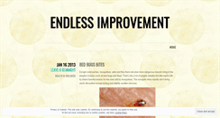 Desktop Screenshot of endlessimprovement.wordpress.com