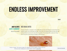 Tablet Screenshot of endlessimprovement.wordpress.com