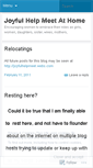 Mobile Screenshot of joyfulhelpmeet.wordpress.com