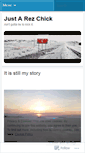 Mobile Screenshot of justarezchick.wordpress.com