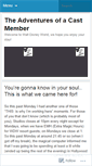 Mobile Screenshot of lifeofadisneycm.wordpress.com