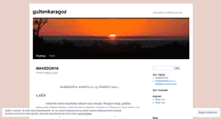 Desktop Screenshot of gultenkaragoz.wordpress.com