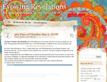 Tablet Screenshot of evolvingrevelations.wordpress.com